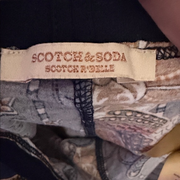 SCOTCH & Soda - Scotch R'Belle Patterned Leggings size XS 12/152. 27” inseam - Picture 5 of 10